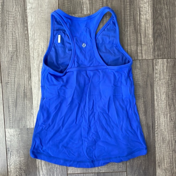 Lulu Lemon Top Electric Blue Small - Picture 2 of 2